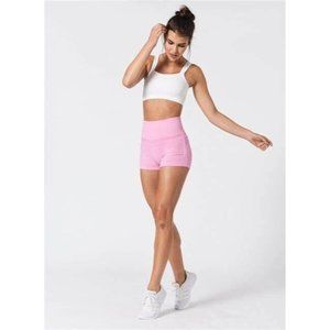 Nux Active That Short Tho in Knockout Pink Size Large Stretchy High Waisted